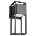 Nuvo Supreme 18W LED Medium Wall Lantern - Matte Black 62/1654